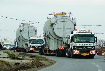 Transport agabaritic condensatoare