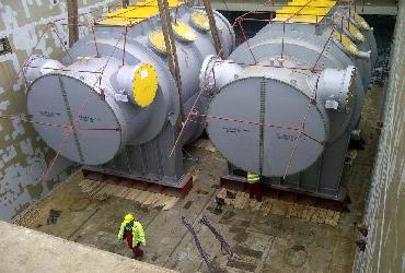 Transport agabaritic condensatoare