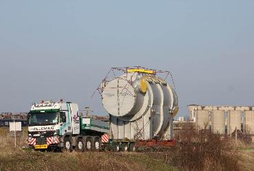 Transport agabaritic condensatoare
